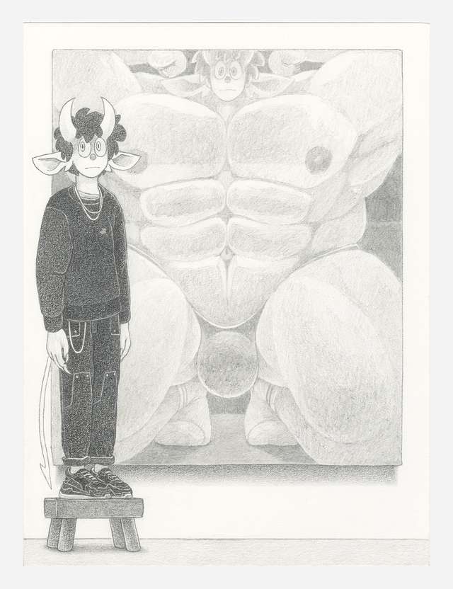 Painting | 9″×12″ paper, graphite. 2024.